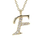 [スイートテン・ダイヤモンド] 【正規品】Sweet 10 Diamond イニシャル「F」 18金イエローゴールドダイヤモンドイニシャルペンダント「F」 GCSD F2026