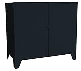 Jamco製品mh260-bl Heavy DutyソリッドセキュリティキャビネットOneシェルフ、24 " x 60、"パウダーコーティングブラック