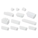 KOYOKOMA コネクタ 保護キャップ 保護カバー ホコリ防止 カバー キャップ USB MicroUSB Type-C パソコン コネクター PC タブレット （クリア/Aタイプ）