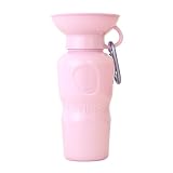PET SELECT ペットセレクト ペット用水筒 AUTO PET MUG オートペットマグ 650ml 給水ボトル 皿 一体型 ウォーターボトル 犬 散歩 節水 お散歩グッズ お出かけ アウトドア レジャー ランニング ドッグラン ペット用 ペットグッズ 犬用品 猫グッズ PETSELECT ペットセレクト petselect by nihonikuji (ベビーピンク)