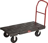 [T-8194224]ラバーメイド　ヘビーデューティープラットフォームトラック　ブラック 444107