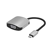 オウルテック USB Type-Cハブ 2 in 1 USB3.2 Gen1対応 PD60W 給電ポート付き USB Type-C to VGA 変換アダプター シルバー OWL-DS3201-SV