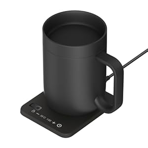 CIO マグウォーマー2 Qi2ワイヤレス充電器 カップウォーマー 40-70℃保温 専用マグカップ付 USB付属