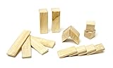 14 Piece Tegu Magnetic Wooden Block Set, Natural [並行輸入品]