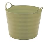 パール金属 ランドリー バスケット L オリーブ ソニア H-7211