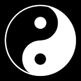 【全5色】カッティングステッカー「陰陽マーク」 横8cm×縦8cm