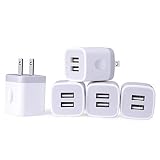 Viviber ACアダプター 2ポート急速充電器 usb 充電器【5個セット】PSE認証 iPhone 充電コンセント コンパクトアダプター スマホ充電器 アイホン充電アダプター iPhone/Android/ゲーム機等対応 (ホワイト)