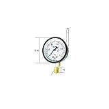 HP72063 長野計器 (NKS) 普通形圧力計 A枠立型（60mm） 【0.0～02.50MPa】