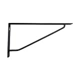 ケイジーワイ工業 KGY カラーアーム棚受 黒 240x120