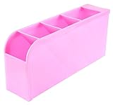 Nice Days（ナイス　ディズ）　収納ボックス　化粧品　桌上整理 小物収納ケース　プラスチック (ピンク)