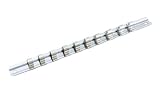 スエカゲツール ソケットハンガーユニット Pro-Auto 9730110 275×差込角:9.5mm クリップ10個
