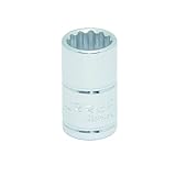 Urrea 4710T 1/4-Inch Drive 12-Point 5/16-Inch Chrome Socket Set [並行輸入品]