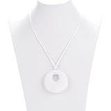 Consider It Maid Baby/Toddler Silicone Teething Necklace - White - The O Pendant Collection [並行輸入品]