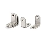 huahuiyuan 5点30 mmx30mmx3 mmステンレススチールL型角度ブラケット棚サポート