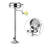 Frifreego 洗眼器 縦型洗眼器 緊急用 カバー付き 洗眼ステーション 304ステンレス鋼 洗眼キット 洗眼装置 目を洗う 耐食性・耐久性 洗眼ステーションロゴ付き 屋内＆屋外 工場 実験室 研究室 業務用