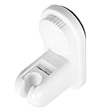 Demiawaking シャワーフック 調整可能 壁面取り付け式 耐重5kg 吸盤 (ホワイト)