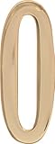 The Hillman Group 848968 Stick-On Domed, Number 0, Gold by The Hillman Group