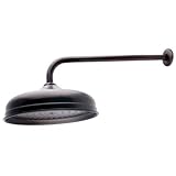 Kingston Brass K225K15 Designer Trimscape Victorian 10-inch Showerhead with 17-inch Rain Drop Shower