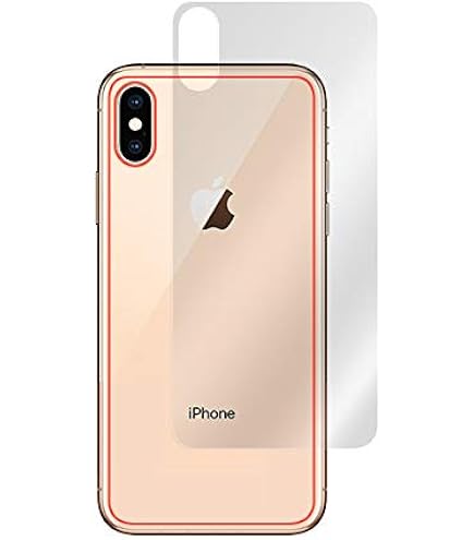 Amazon | iPhone X iPhone Xs 背面強化ガラスフィルム 背面