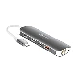j5 create JCD384 USB Type-C 10-in-1 マルチアダプタ Power Delivery対応