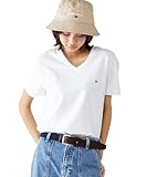 [トミーヒルフィガー] オンライン限定 ワンポイントロゴVネックオーバーサイズTシャツ MW02045 X-LARGE ホワイト100