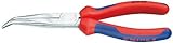 Knipex 3825200 Angled Long Nose Pliers without Cutter, Comfort Grip, 8 Inch [並行輸入品]