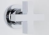 Rohl ba31 X/をモダン3 /4 "シャワーボリュームコントロールバルブTrim (トリムのみ) withメタ・、 BA31X-STN/TO 1