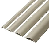 （まとめ） エレコム 床用モール 幅45mm×長さ1m ベージュ LD-GA1307 1本 〔×10セット〕