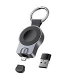 for Apple Watch 充電器 2in1 USB-C＆USB-A 5W急速 アップルウォッチ 充電器 ケーブル不要 高耐久 磁気 軽量＆小型 持ち運び Apple Watch 11/10/9 8/7/6/5/4/3/2/SE 3/2/1/Ultra 3/2/1/全機種対応、SwanScout 510A