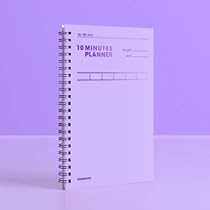 10 Minutes Planner 100 Days Color Chip Violet Study Planner Planner Amazon Sg Office Products
