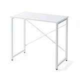 サンワダイレクト シンプルワークデスク 幅80cm×奥行45cm パソコンデスク パソコン台 100-DESKF015