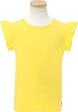 子供用 半袖Tシャツ 女の子【qts2431】120cm イエロー