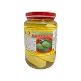 MDSTORE 浅漬けグリーンマンゴー 1缶 塩分控えめ 満足酸っぱさ・Salted Pickled Green Mango・Xoài ngâm chua ngọt (2缶)