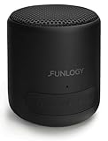 FUNLOGY Portable Mini（スピーカー/ポータブルスピーカー）【VGP2024受賞 / 防水対応/小型/Type-C 充電式/バッテリー 内臓/Bluetooth対応/ワイヤレス / IP67 お風呂 で使える/pc スマホ 接続OK/TWS 対応/日本ブランド/ブラック 】