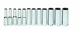 Williams 30941 12-Piece 1/4-Inch Drive Metric Deep 12 Point Socket Set by Williams