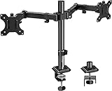 MOUNTUP ディュアルモニターアーム 2画面 モニタースタンド 縦 13-27インチ 耐荷重8kg 液晶ディスプレイアーム VESA規格