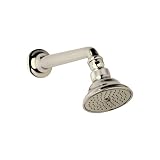 Rohl c5504eペルレット2.0 GPMシャワーヘッドシャワーアーム、 C5504EPN 1