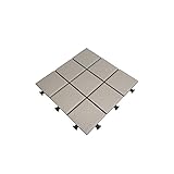 グレー／タイルパネル デッキパネル ベランダタイル 30×30 タイル パネル ガーデン ガーデニング ジョイントパネル 施工