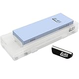 [ネセクト] 匠の砥石 S-Basic Set #3000 仕上げ砥 高硬度コランダム 鏡面仕上げ 包丁砥ぎ 砥石台兼用プラスチックケース＆角度固定ガイド付属 [日本国内企画品]