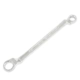 uxcell メガネレンチ ボックスエンドレンチ　スチール製シルバートン　ハードウェア部品　デュアル両端　自動車サービスの仕事　14mm 17mm