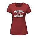 NFLアリゾナ・カーディナルスWomen 's Greatnessプログラム半袖クルーネックTシャツ、ミディアム、明るいガーネット