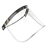 P Prettyia 溶接用　フェイスシールド　耐高温　防護面　やけど防止　調整可能　PP材