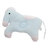 青い馬の幼児保護フラットヘッドベビーアンチロール幼児ヘッドサポートの枕