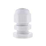 Lovoski IP68　プラスチック　防水　PG9モデル　ケーブル　コネクタ　配電盤　部品　4〜８mm　10個　ホワイト