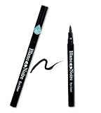 NATURA BLANC アイライナー リキッドアイライナー ペンシル ウォータープルーフ アイライン 滲みにくい 描きやすい 1本 (グレーブラック)