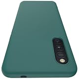 Galaxy A41 用 ケース シリコン質感 TPU ギャラクシー A41 SC-41A SCV48 スマホケース 耐衝撃 衝撃吸収 柔軟性 米軍MIL規格 ストラップホール付き 薄型 軽量 擦り傷防止 カメラ保護 スリム 人気 携帯カバー 軍緑 R104-PYMS-A41-JL