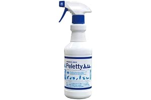 ペレッティー（Peletty）獣医師が使うプロ用 ペット除菌・消臭剤 500mlスプレー 犬 猫 おしっこ トイレ 部屋 消臭スプレー 無香料 日本製 | 犬・猫のおしっこ・ペット臭の消臭に／動物病院も使う除菌・消臭スプレー／香料不使用・引火性なし／