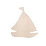 Darice 9133-46 Unfinished Wood Sailboat Shape Cutout, 3-Inch おもちゃ [並行輸入品]