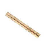 Baosity 真ちゅう製ロッド　10cm長さ　高速機械加工　高強度と硬度　全8サイズ - 12mm