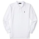 Polo Ralph Lauren(ポロラルフローレン) ポロシャツ 長袖 （白色） (3T（3歳）) [並行輸入品]